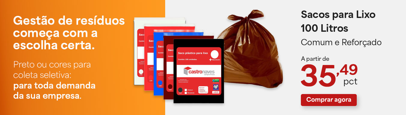 Sacos para Lixo 100L Comum e Reforçado